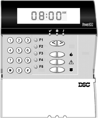 Klávesnice DSC PC 5501 pro DSC PC 1565